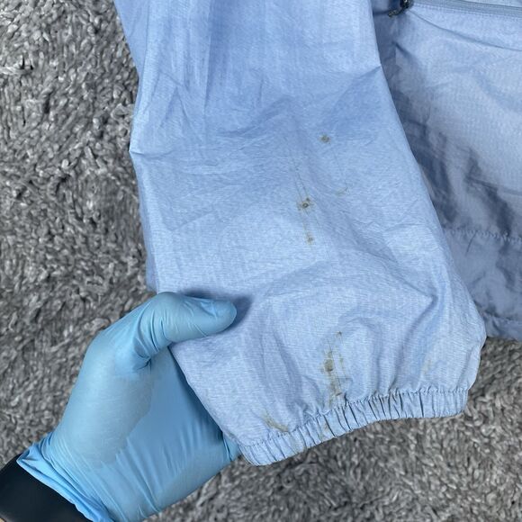 Patagonia Storm Racer Jacket Men’s Large Baby Blue Lightweight Activewear Wind - Picture 7 of 8